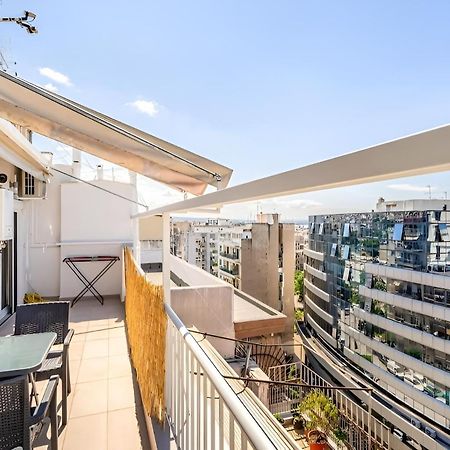 Elegant, Modern & Spacious Apartment In Thessaloniki With Balcony Екстериор снимка